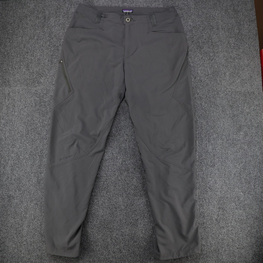 Patagonia Mens Quandary Pants Forge Grey Technical Hiking Pants 35 STY83070